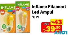 İNFLAME FİLAMENT LED AMPUL 6 W